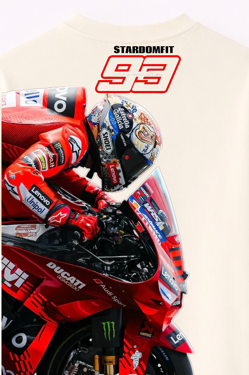 StardomFit Ducati MotoGp Premium Oversize tee - Premium Quality of Oversize tee for Man