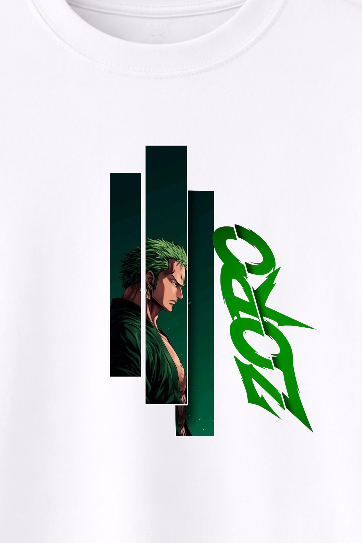 StardomFit Roronoa Zoro Graphic Anime T-Shirt – Premium Bold Green Edition-