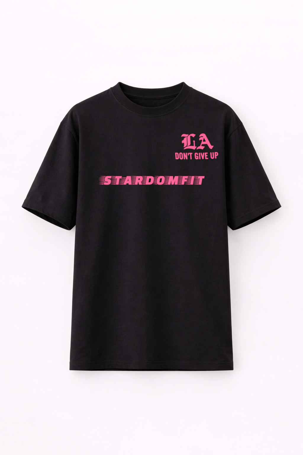 Stardomfit “23” Oversized Graphic T-Shirt – Cream White / Green Gothic Print