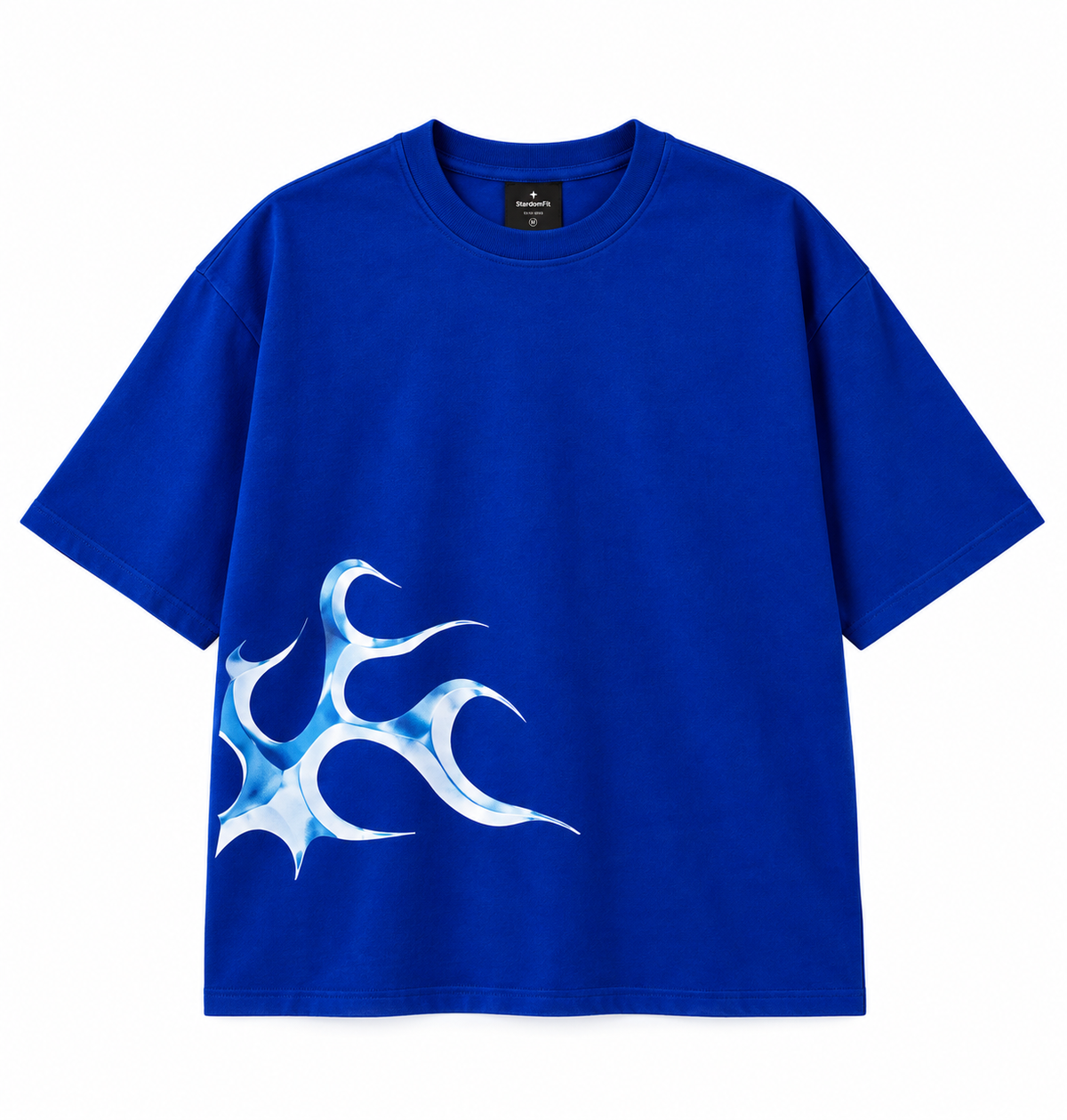 Royal Blue Boxy Fit T-Shirt