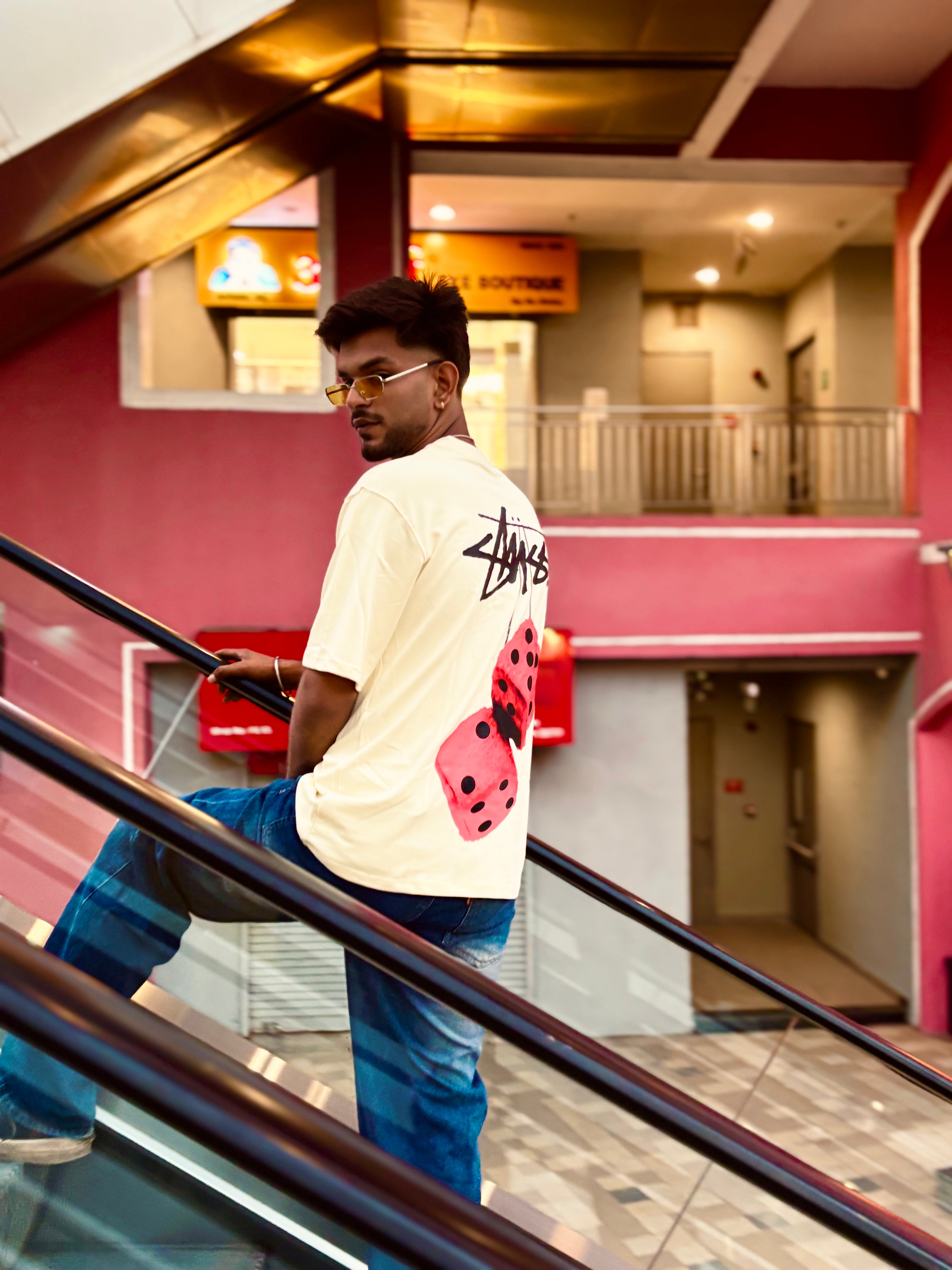 Stardom Fit Roll The Dice Tee – Premium Oversized Graphic Streetwear T-Shirt for Men