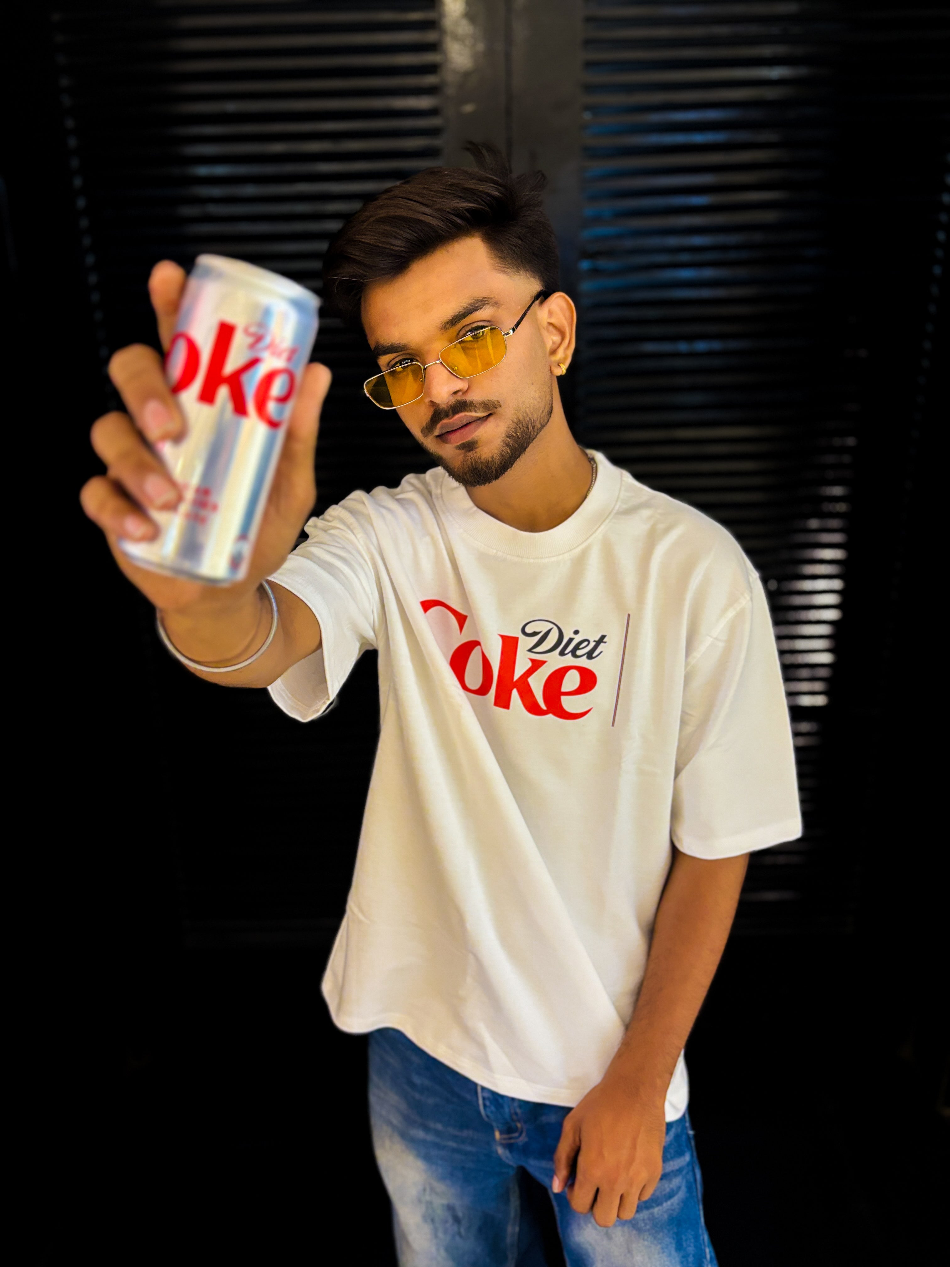 Stardom Fit Diet Coke Tee for Men – Premium Oversized Graphic Streetwear T-Shirt
